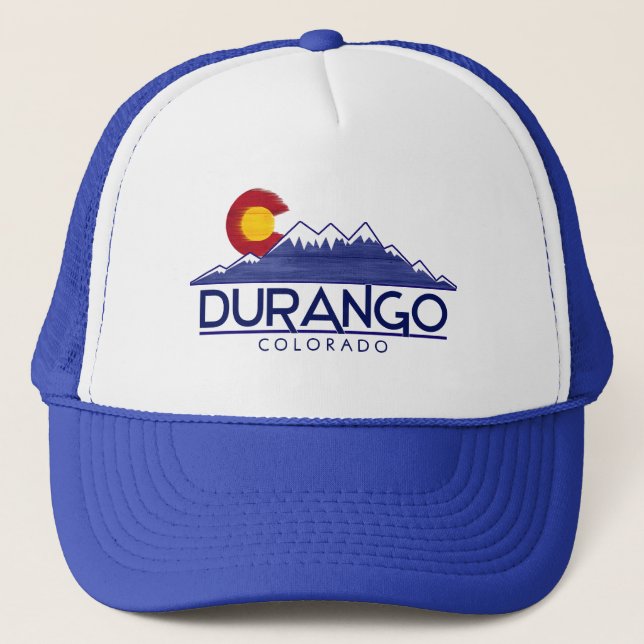 sombrero de madera montañas Durango Colorado (Anverso)