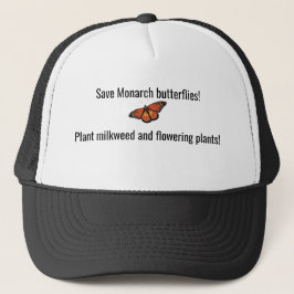 Sombrero de mariposa monarca