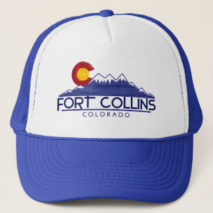 sombrero de montañas de madera de Fort Collins