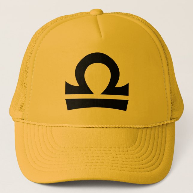 Sombrero de oro amarillo de Libra (Anverso)