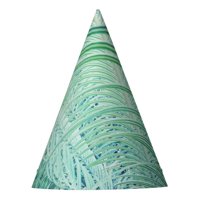 Sombrero de papel de hojas de palma de planta verd (Anverso)