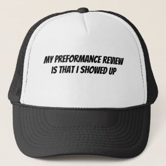 sombrero de revisión de desempeño