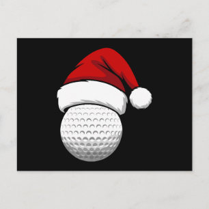 Sombrero de Santa de Bola de Golf Navidad Golfer X