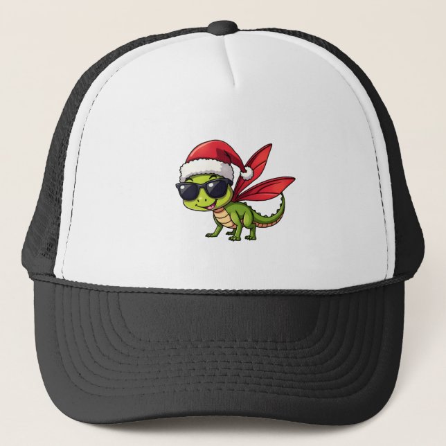 Sombrero de Santa libélula de Navidad divertido Xm (Anverso)