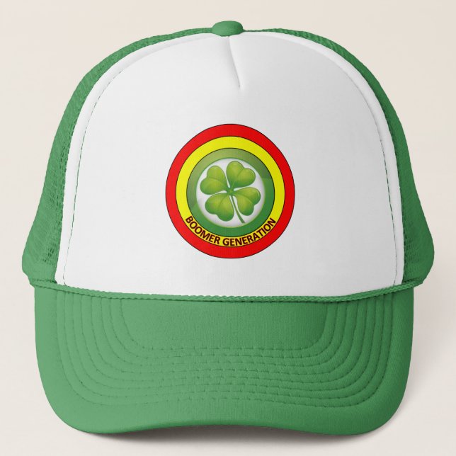 Sombrero de trébol de la suerte para Boomers (Anverso)