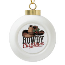 Sombrero de Vaquero de Navidad - Decoración Navide