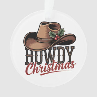 Sombrero de Vaquero de Navidad - Decoración Navide