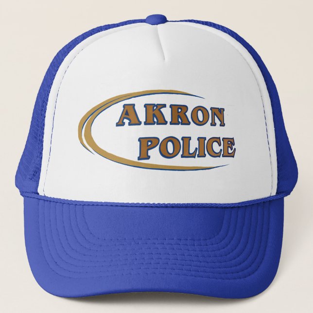 Sombrero del Departamento de Policía de Akron Ohio (Anverso)