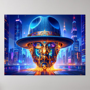 Sombrero Fedora de Noches de Arte de Nueva York