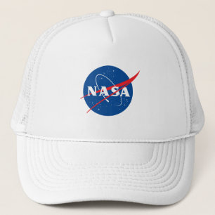 Sombrero icónico de béisbol de la NASA (Rocket Whi