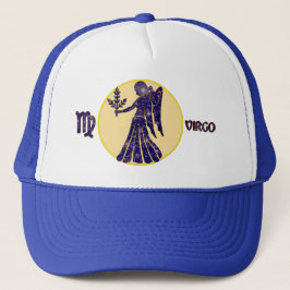 Sombrero moderno de camionero de Virgo Sapphire De