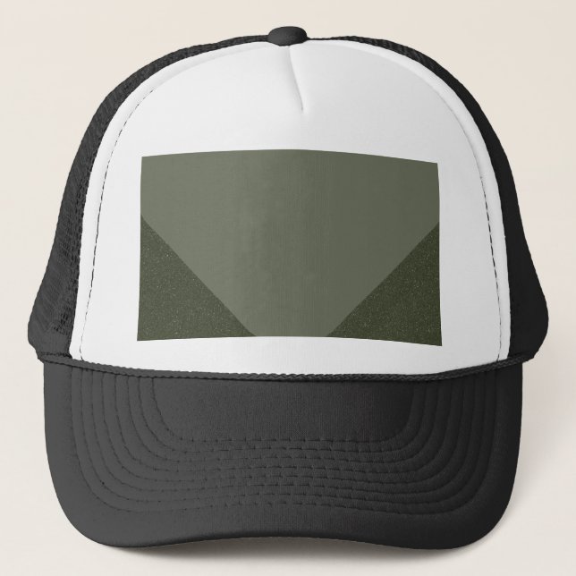 Sombrero moderno Moss Green Gradient Trucker (Anverso)