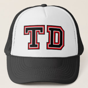 Sombrero monograma "TD"