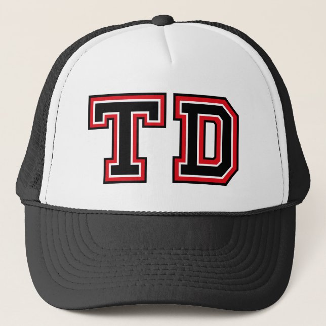 Sombrero monograma "TD" (Anverso)