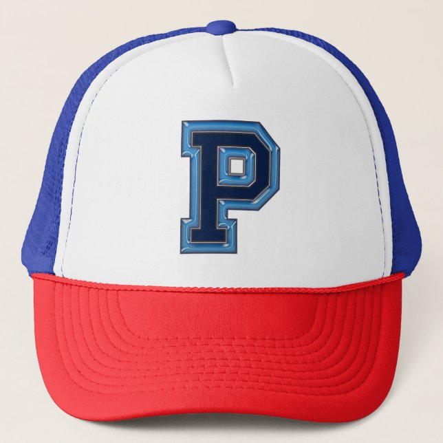 Sombrero monogramado "P" (Anverso)