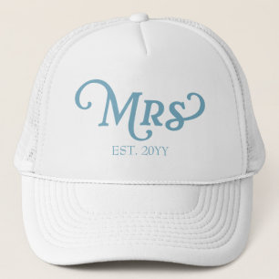 Sombrero MRS Est.Año Personalizado Sombrero Nupcia