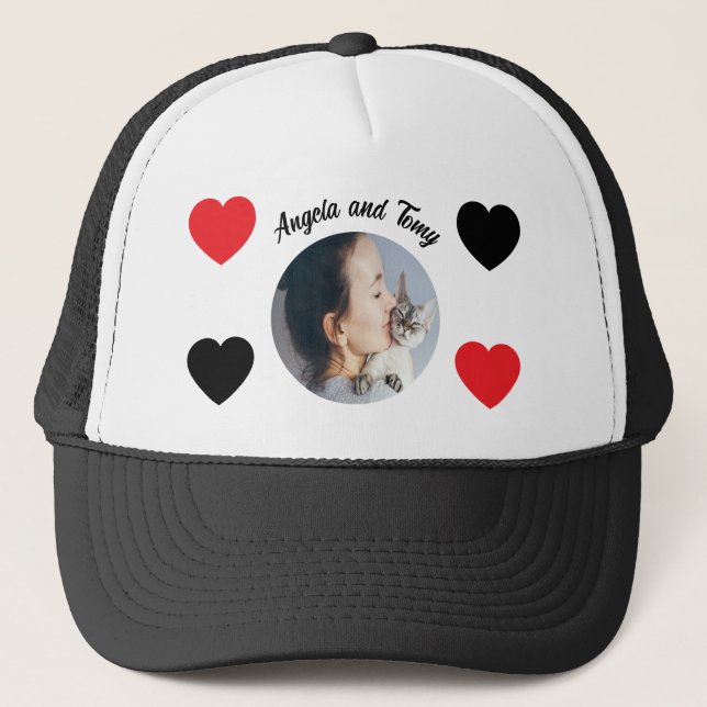 Sombrero para camioneros Cat Lover - Foto personal (Anverso)