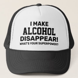 Sombrero para camioneros con alcohol (¡Personaliza