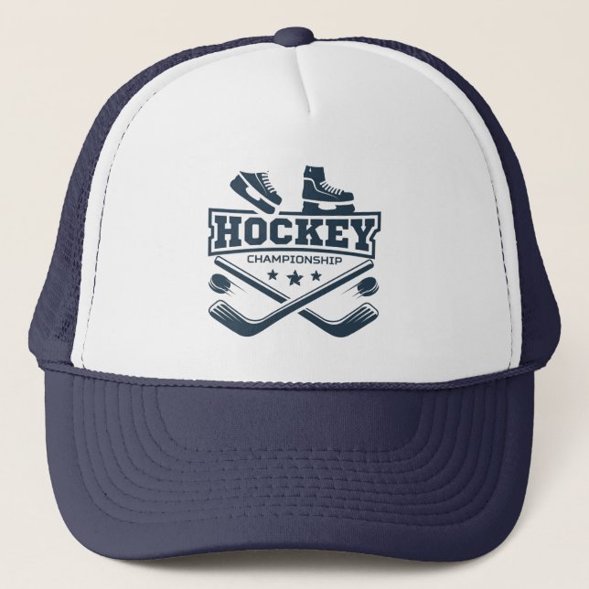 Sombrero para camioneros de campeonato de hockey (Anverso)