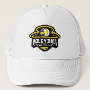 Sombrero para camioneros de campeonato de voleibol