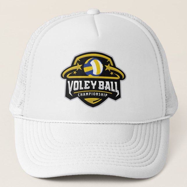 Sombrero para camioneros de campeonato de voleibol (Anverso)