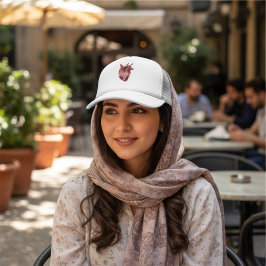 Sombrero para camioneros de corazón