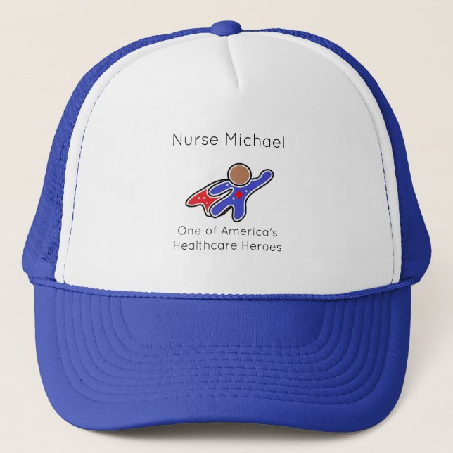 Sombrero para camioneros de enfermería de salud (Anverso)