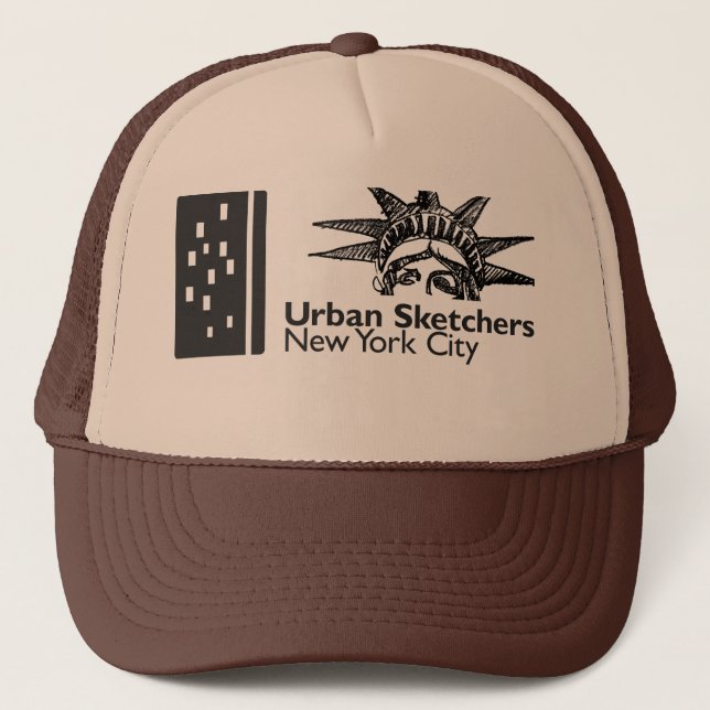 Sombrero para camioneros de NYC Urban Sketchers (Anverso)