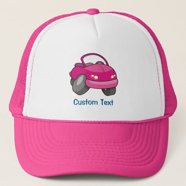 Sombrero para camioneros de Personalizado rosa (Anverso)