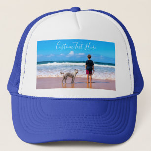 Sombrero para camioneros de texto y foto Personali