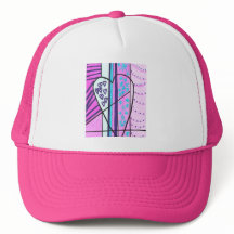 Sombrero para camioneros, gorra rosa de moda para 