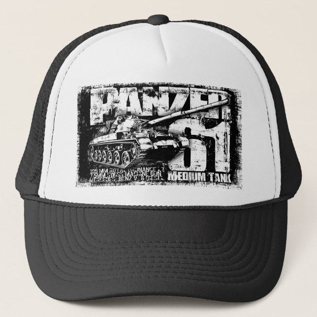 Sombrero para camioneros Panzer 61 (Anverso)