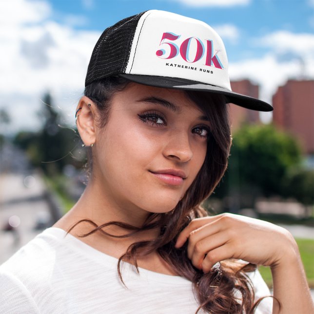 Sombrero para camioneros ultramaratón de 50.000 (Subido por el creador)