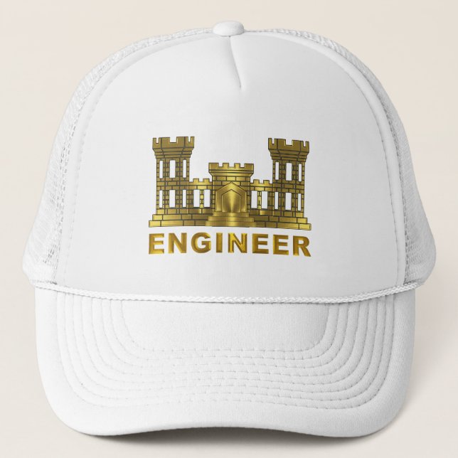 Sombrero para camiones de los Cuerpos de Ingenierí (Anverso)