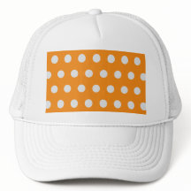 Sombrero para camiones de polka (Naranja y plata)