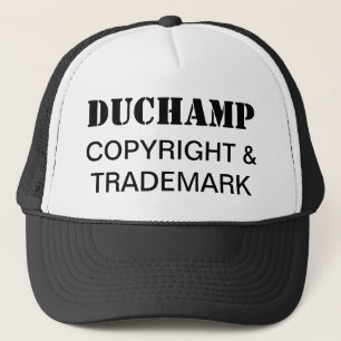 Sombrero para camiones Duchamp, derechos de autor