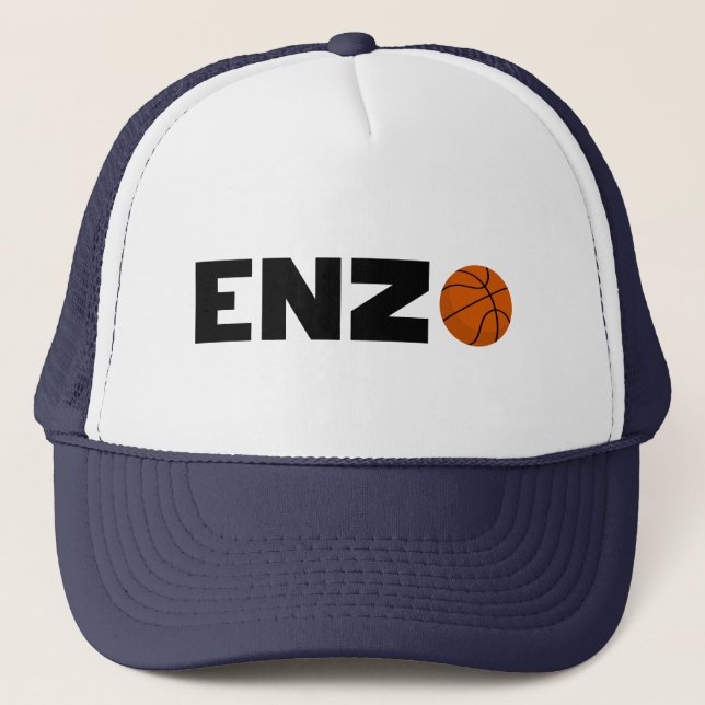 Sombrero para camiones Enzo Basketball (Anverso)