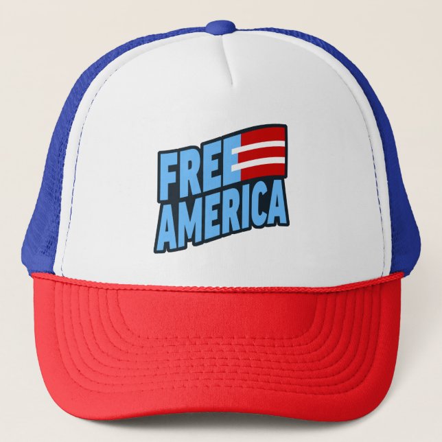 Sombrero para camiones Free America (Anverso)
