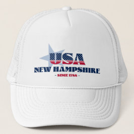 Sombrero para camiones Patriotic New Hampshire Typ