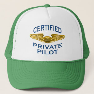 Sombrero para camiones piloto privado certificado