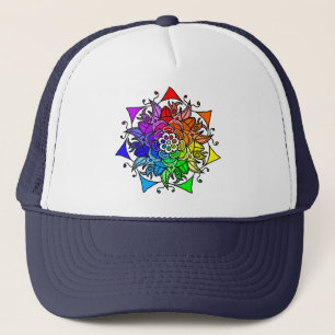 Sombrero para camiones Rainbow Mandala