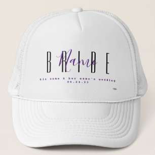 Sombrero personalizado para la novia HAMbyWG