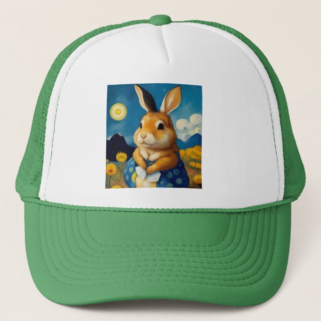 Sombrero Starry Spring Bunny Trucker (Anverso)