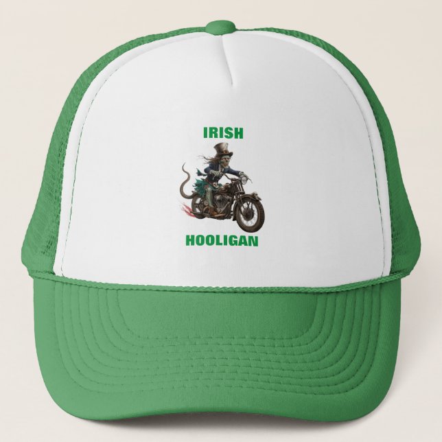 Sombrero zombi irlandés Hooligan Trucker (Anverso)