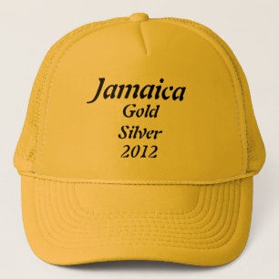 Sombreros camioneros de plata dorada de Jamaica
