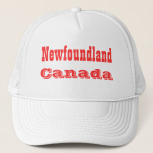 Sombreros de camiones de Terranova Canadá