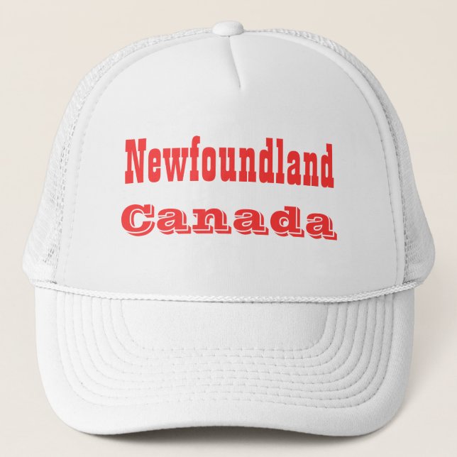 Sombreros de camiones de Terranova Canadá (Anverso)