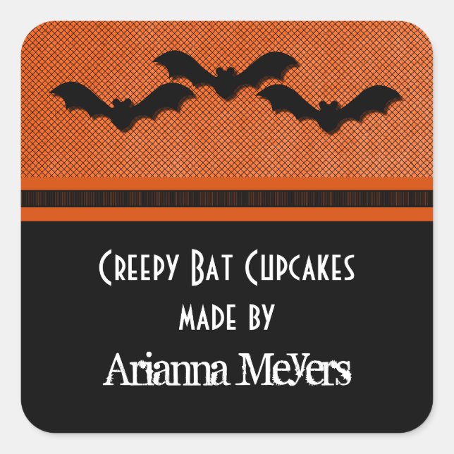 Sombrerosos Pegatinas de hormigón de Halloween, Na (Anverso)