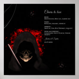 Sombría gótica oscuro y espeluznante de la señal d