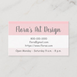 SOMBRILLAS DE COLOR ROSA Tarjeta de presentación